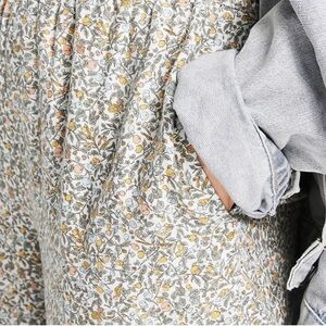 A&F Floral Citrus Fruit Pants